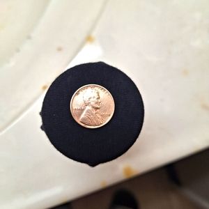 Rare 1935 wheat penny no mint mark error with the L in Liberty on rim